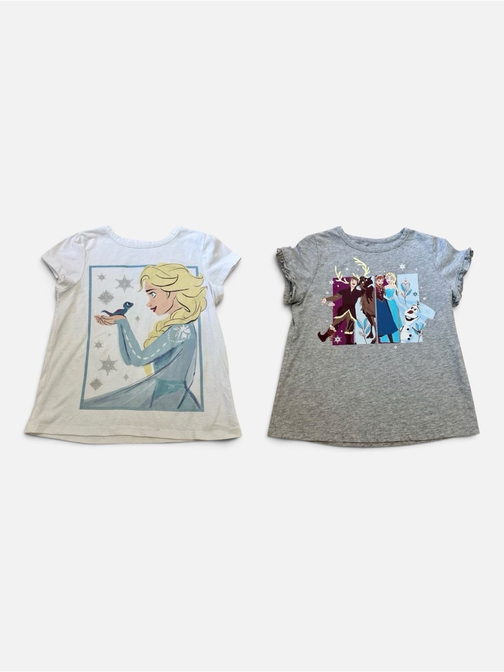 Set of 2 Disney Frozen Graphic Tees